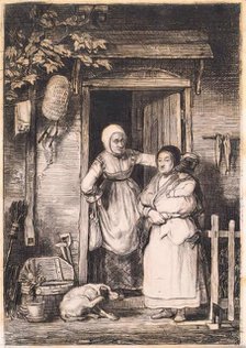The Cottage Door, 1820. Creator: David Wilkie.