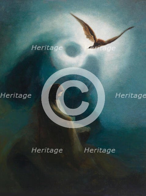 Martyr and crucified, son Helios, 1895. Creator: Diefenbach, Karl Wilhelm (1851-1913).