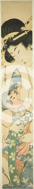 Mother Nursing Child, Japan, c. 1806/31. Creator: Kitagawa Utamaro II.