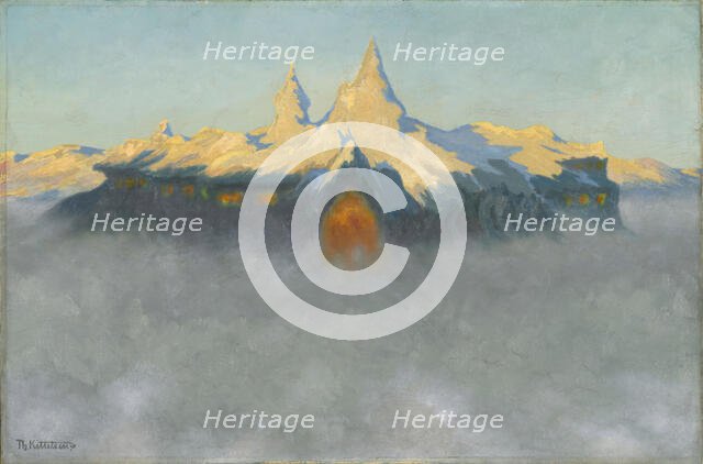 Soria Moria Palace; For Soria Moria Palace, series consisting of twelve paintings..., 1900. Creator: Theodor Kittelsen.