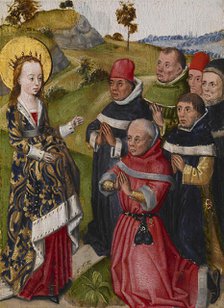 Saint Catherine Converting the Scholars, c1480. Creator: Unknown.