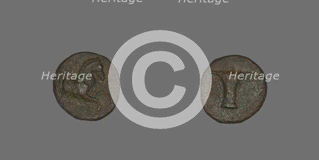 Coin Depicting a Horse, 320-250 BCE. Creator: Unknown.
