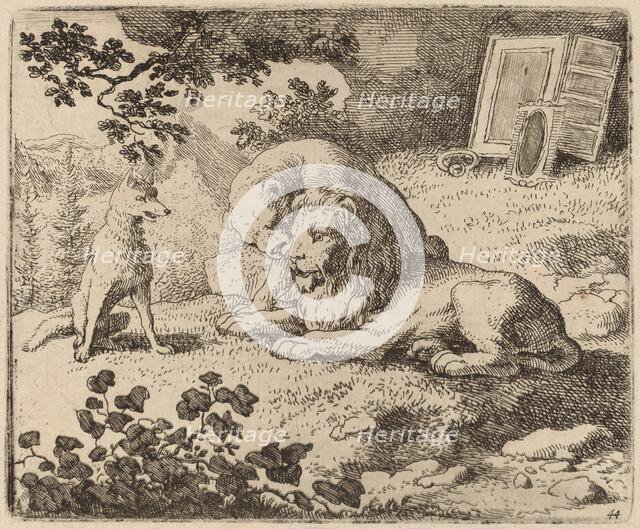 Reynard Describes the Missing Treasures, probably c. 1645/1656. Creator: Allart van Everdingen.