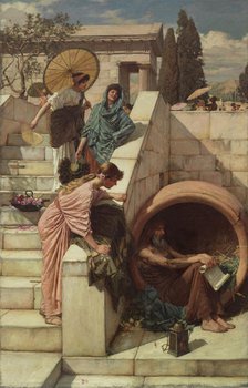 Diogenes, 1882. Artist: Waterhouse, John William (1849-1917)