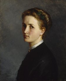 Self-Portrait, 1868. Creator: Ida Silfverberg.