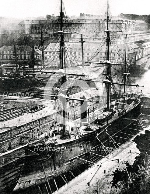 French frigate, 'l'Armide', 1867. Artist: Unknown