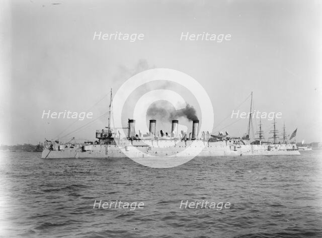 U.S.S. Columbia, between 1894 and 1901. Creator: Unknown.