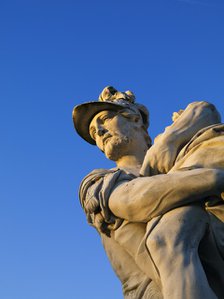 Detail of Aeneas and Anchises statue in the gardens of Wrest Park, Bedfordshire, 2010. Artist: Historic England Staff Photographer.