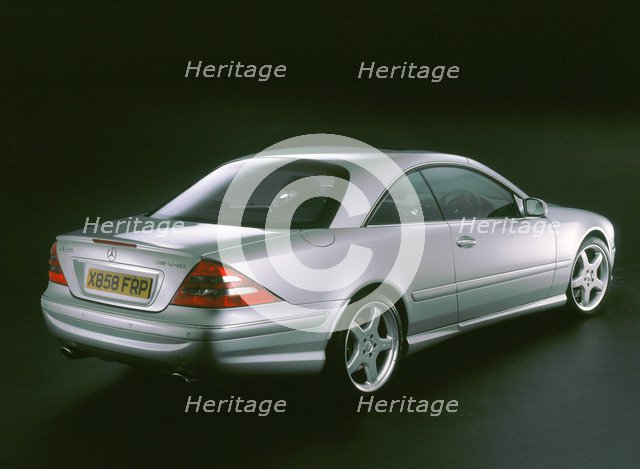 2001 Mercedes Benz CL 55 AMG V8. Artist: Unknown.