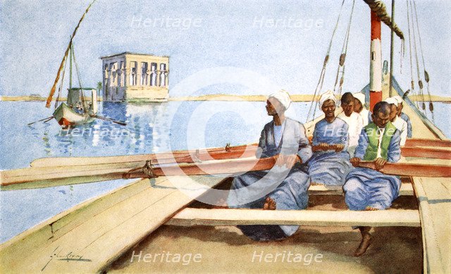 'To Philae in a Felucca', 1908.  Artist: Lance Thackeray
