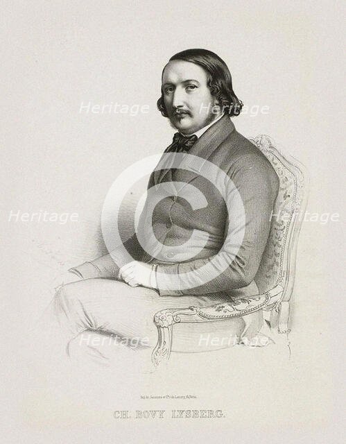 Portrait of the composer Charles Bovy-Lysberg (1821-1873). Creator: Anonymous.