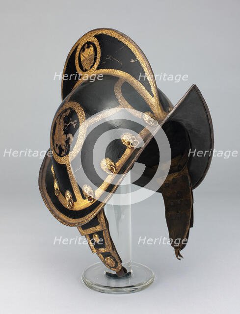 Morion for the Bodyguard of the Elector of Saxony, Nuremberg, c. 1580. Creator: Hans Michel.