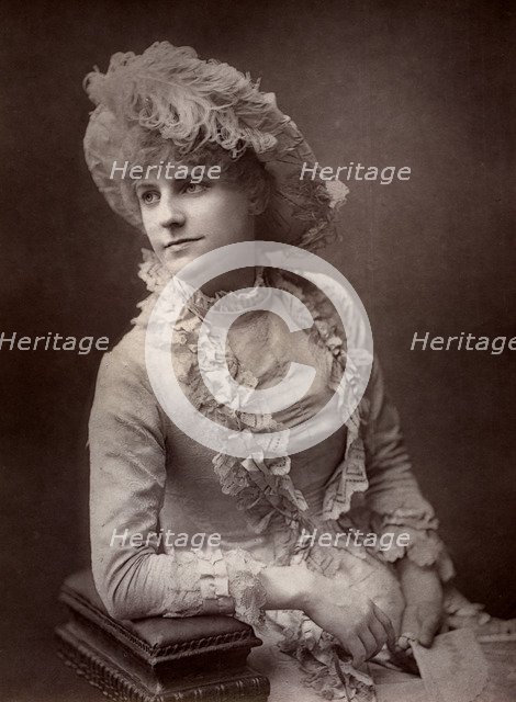 Violet Cameron, British actress, 1882. Artist: London Stereoscopic & Photographic Co