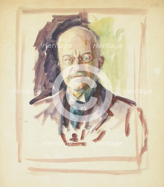 Sketch for a Portrait, c1910s. Creator: Verner Thome.