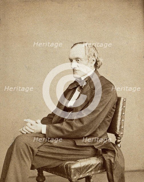 Sir Richard Owen, 1867. Creator: Ernest Edwards.