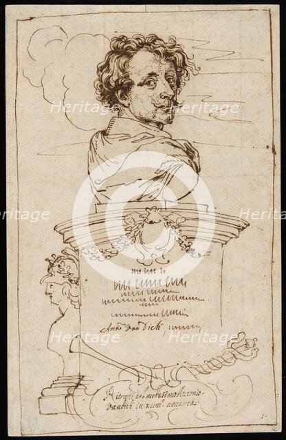 Frontispiece from the "Iconography", late 17th century. Creator: Unknown.