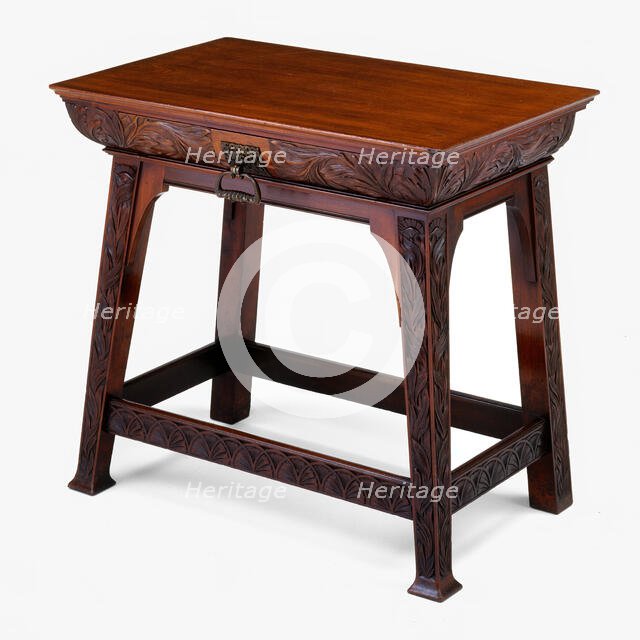 Side Table, England, c. 1890. Creator: Arthur Heygate Mackmurdo.