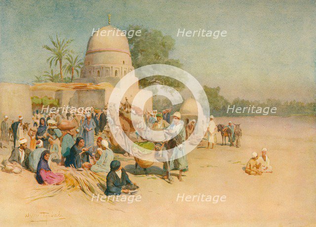 'A Market on the Edge of the Desert', c1905, (1912). Artist: Walter Frederick Roofe Tyndale.