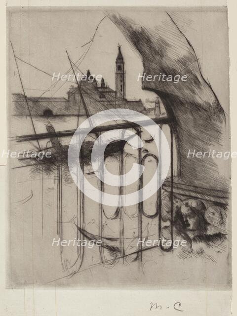 View of Venice, 1887. Creator: Mary Cassatt.