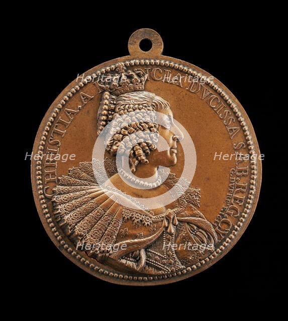 Christine de France, 1606-1663, Duchess of Savoy, Wife of Victor Amadeus I 1619..., 1635. Creator: Abraham Dupre.