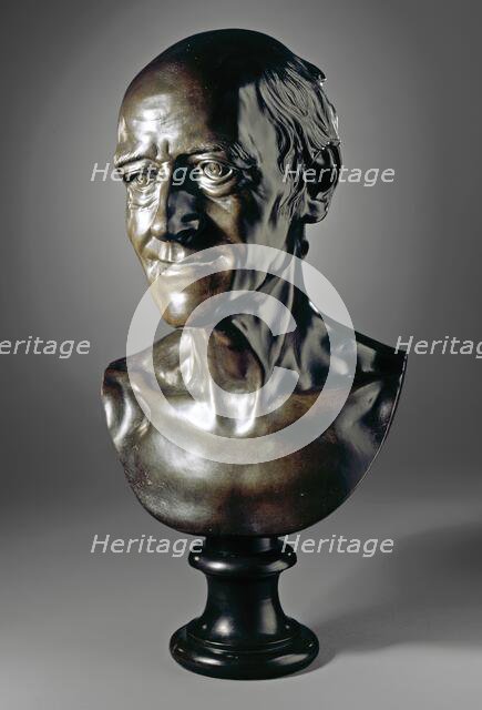 Portrait of Voltaire (François-Marie Arouet [1694 - 1778]) (image 1 of 6), c.1778. Creator: Jean-Baptiste Pigalle.