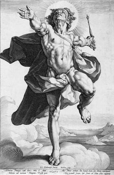Apollo, c1591. Creator: Jacob Matham.