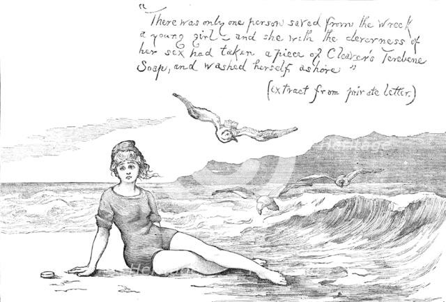 Advertisement for Cleaver's Soap, 1883. Creator: Unknown.