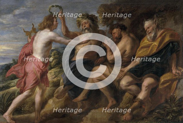 Apollo as Victor over Pan, 1637. Creator: Jordaens, Jacob (1593-1678).