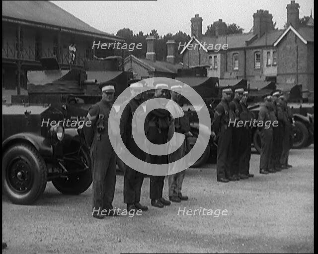 Cavalry Men Showing offTheir New Armoured Cars, 1929. Creator: British Pathe Ltd.