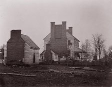 Lewis House. Battlefield of Bull Run, 1861-62. Creator: George N. Barnard.