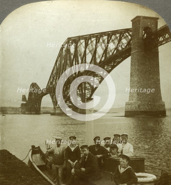 The Forth Bridge, Scotland.Artist: Excelsior Stereoscopic Tours