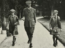 King George VI and the Ex-King Edward VIII with Mr. Hansel Their Tutor, 1911, 1937. Creator: Unknown.