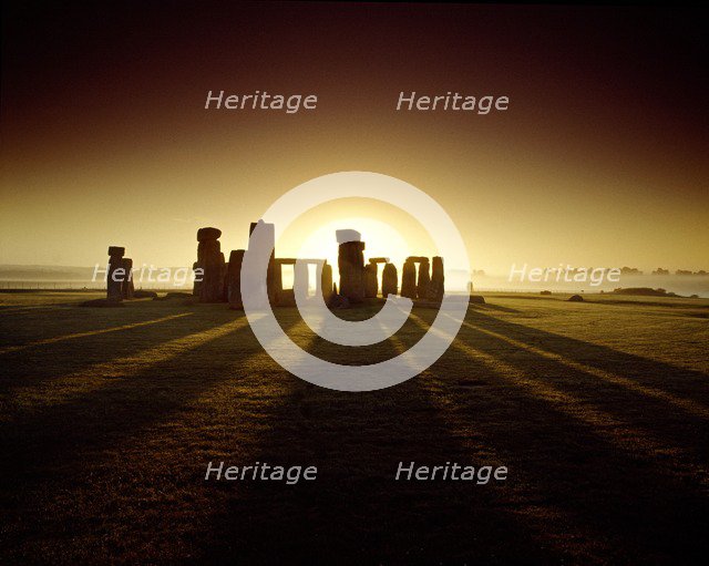 Stonehenge, Wiltshire. Artist: Unknown.