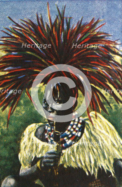 Swazi man from South Africa, c1928. Creator: Unknown.