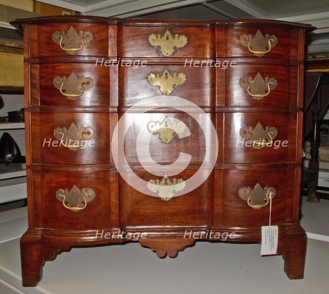 Chest of Drawers, c. 1760-1780. Creator: Unknown.