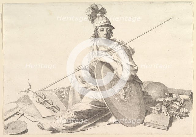 Minerva. Creator: Claude Mellan.