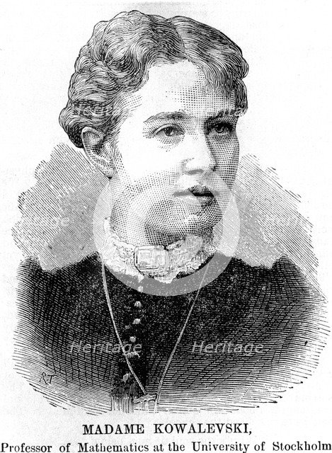 Sonia (Sophie) Kowalevski, Russian mathematician, 1888. Artist: Unknown