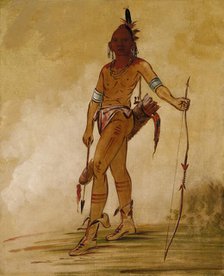 Cáh-he-ga-shín-ga, Little Chief, 1834. Creator: George Catlin.