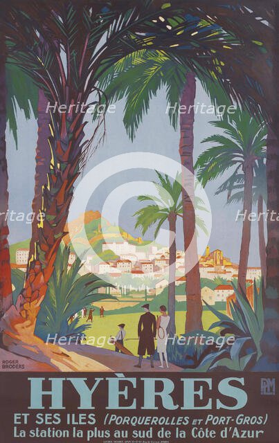 Hyères, c1930. Creator: Broders, Roger (1883-1953).