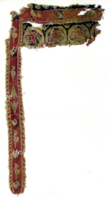 Textile Fragment, Coptic, 6th century. Creator: Unknown.