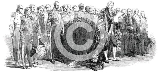 Deputation from the Court of Lieutenancy of the City of London, 1850. Creator: Unknown.