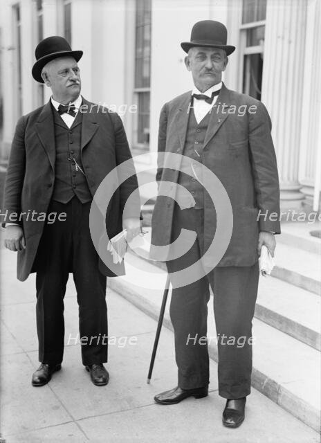 William Charles Adamson, Rep. from Georgia, with Simms of Tennessee, 1913.  Creator: Harris & Ewing.