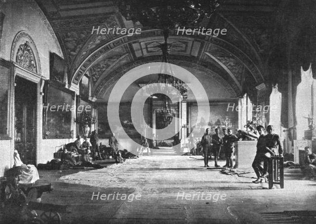 The Bolshevik Coup in Russia; Bloody days in Petrograd: the officer cadets..., 1917. Creator: Unknown.