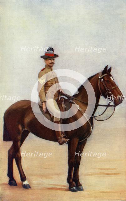 'Sergeant-Major of the New South Wales Lancers', 1900. Creator: Gregory & Co.