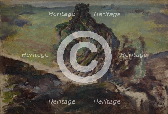 Petrified Druid, 1892. Creator: Leon Wyczolkowski.