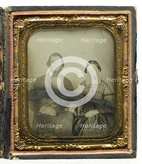 Untitled (Portrait of a Man and Woman), 1855/75. Creator: Unknown.