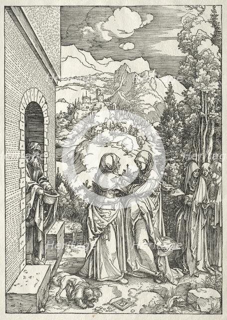 Life of the Virgin: The Visitation, 1504-1505. Creator: Albrecht Dürer (German, 1471-1528).