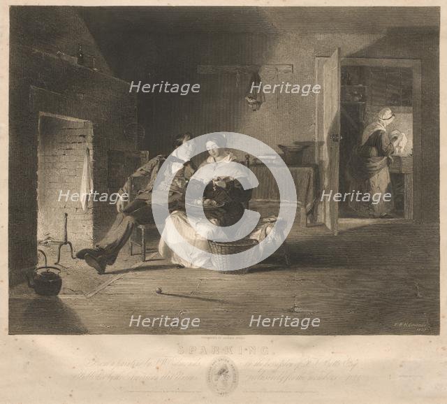 Sparking. Creator: Alfred Jones (American, 1819-1900).