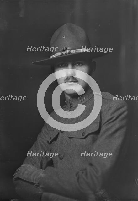 Harold Harvey, portrait photograph, 1918 Nov. Creator: Arnold Genthe.