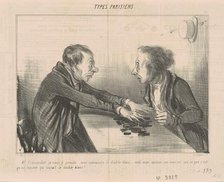 M. Frémouillot je vous y prends, vous connaissez..., 1841. Creator: Honore Daumier.